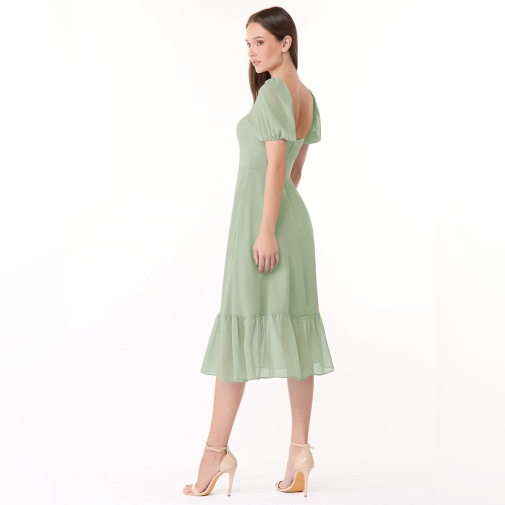 Azazie Baby Dusty Sage Bridesmaid Dress